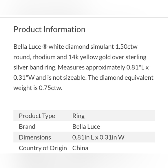 PRICE DROP 14k Gold & Sterling Band with Circle of White Cubic Zirconia - Picture 7 of 7